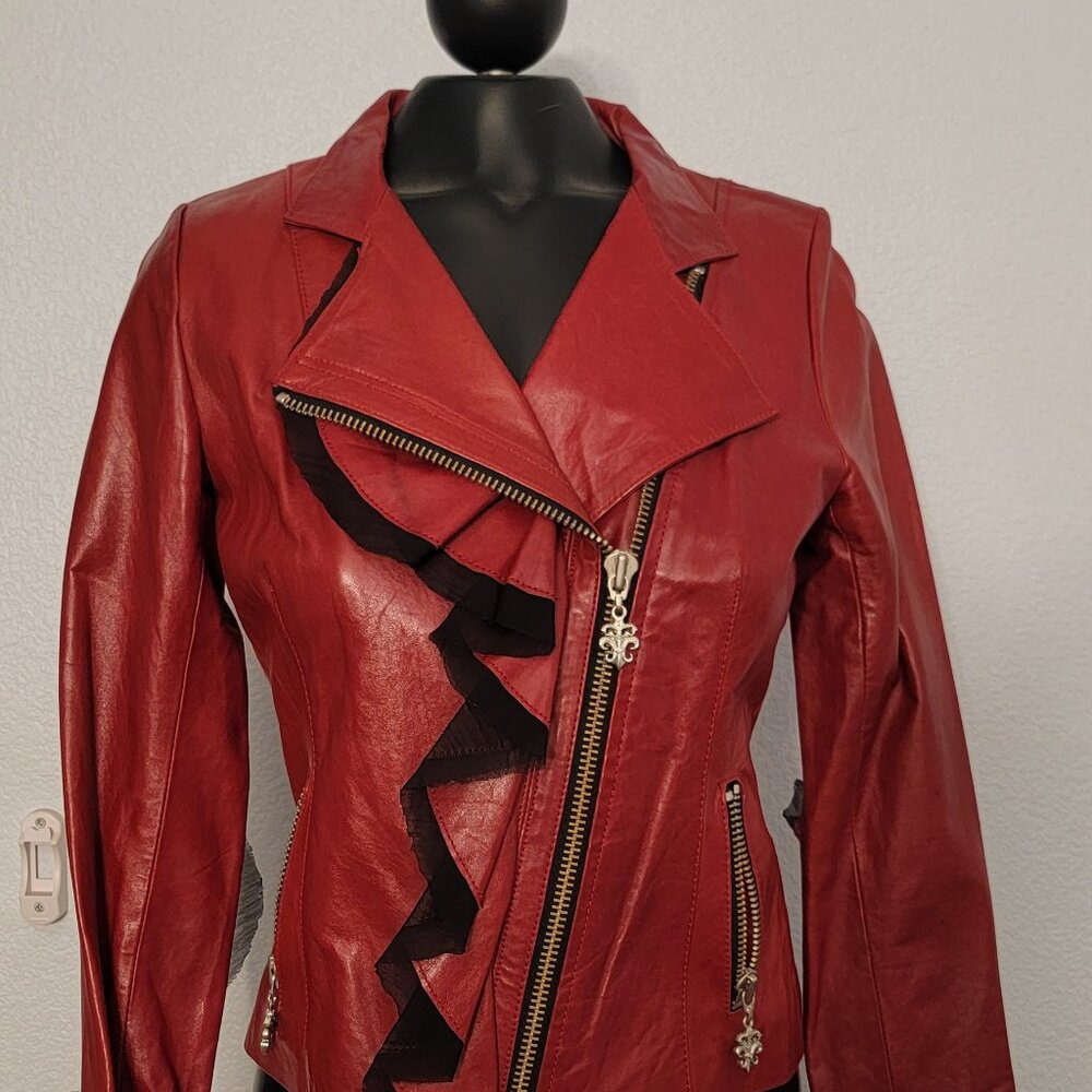 Designed Royal underground Leather Jacket